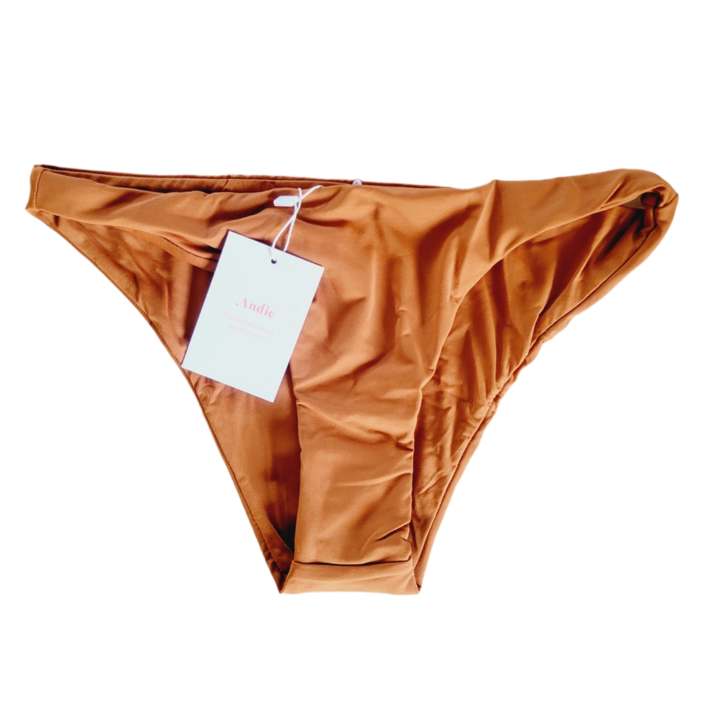 Nwt Andie Swim Cheeky Bottom Cinnamon Xs